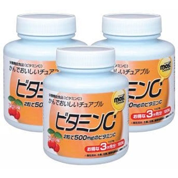 MOST Chewable Vitamin C 180 tablets 3-pack set Orihiro