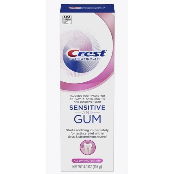 CrestProHealth Flouride Toothpaste For Anticavity/Antigingivitis/Sensitive Teeth