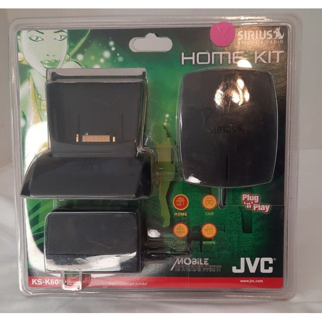 Sirius Home Docking Station Kit JVC KS K6013 Plug Play