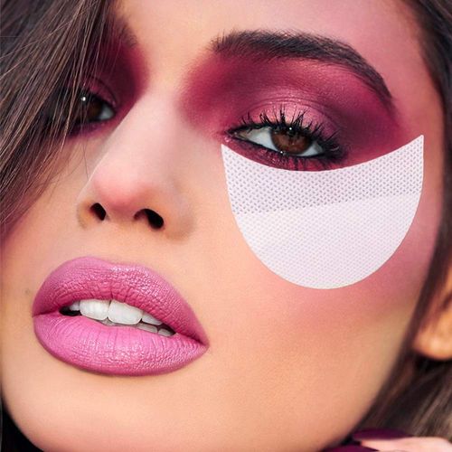 Kalolary 120 Pcs Eye Shadow Shields, Eyeshadow Pads Stencils Lint Free Under Eye Pads Eyeshadow Patches For Eyelash Extensions/Lip Makeup