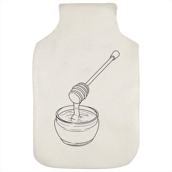 'Honey Jar with Dipper' Hot Water Bottle Cover (HW00027575)