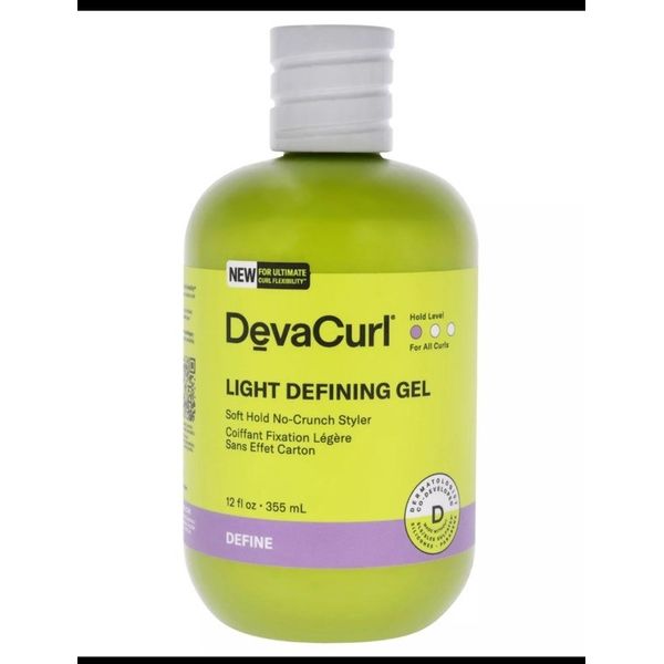 NEW DevaCurl Light Defining Gel Soft Hold No-Crunch Styler 12 oz. 2 Pack