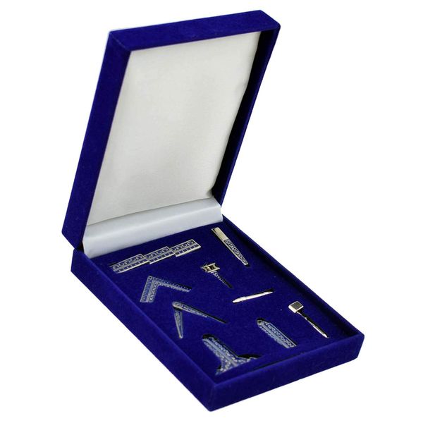 GIFTSEARCH Miniature Masonic Freemason Working Tools Blue Gift Set (XLFG014)