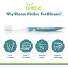 Nimbus Extra Soft Toothbrushes Regular Size Head Periodontist Tapered Bristles