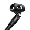 Lightweight Foldable Microphone Tripod Boom Stand Mount with 2 Mic Clip Holders