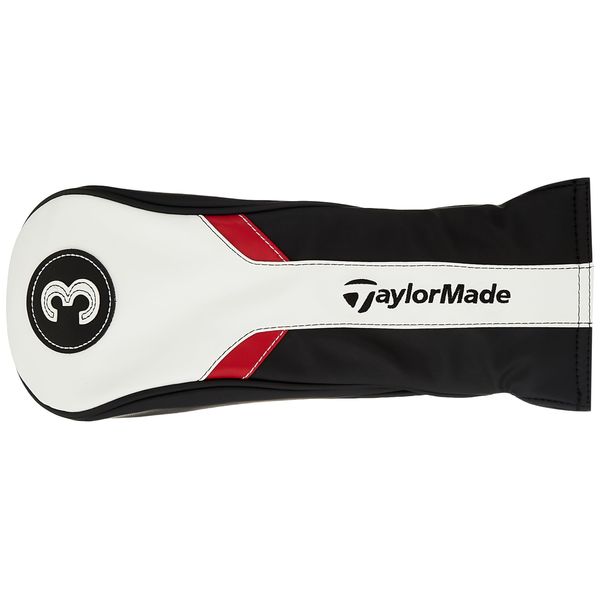 TaylorMade Golf Fairway Headcover, Black|White, Large