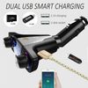 Bluetooth 4.0 FM Transmitter 1.3in LED Screen For Car Wireless Bluetooth FM 2USB