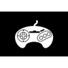 ROXXOR Decals Genesis Controller - Precision-Cut Vinyl Decal (White)