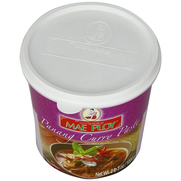 Mae Ploy Panang Curry Paste Authentic Thai Flavor No MSG 2.18 Pound Tub