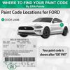 ERA Paints CN - Code Orange for FORD Exact Match Automotive Touch Up Paint Jar - Basic Kit