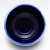Mino Ware Matcha Bowl, Navy and White
