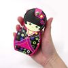 Nail Care 6 Piece Set Kokeshi Wind with Case (Black)