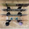Snowboard Wall Rack Mount (Holds 4 Boards)