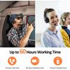 Trucker Bluetooth 5.2 Wireless Headset With Noise Cancelling Mic For Phones PC