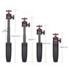 Ulanzi 1601 MT-08 Ball Head 3-Level Adjustable Tripod with 1/4 Thread, Black