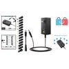Adjustable 9V~24V Power Supply with 14 Interchangeable Tips – Compact & Reliable