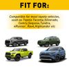 For Toyota Car Accessories Door Sill Protector Scuff Plate Panel Step Covers B+W