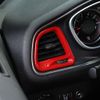 4pcs Air Conditioner Vent Outlet Frame Cover Dashboard Trim kit for Challenger
