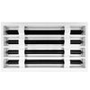 16x8 Modern AC Vent Cover, Decorative White Air Vent Linear Diffuser, Buildmart
