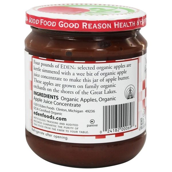 EDEN® ORGANIC APPLE BUTTER 17 OZ