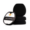 Momo's Workshop Cute Soft Makeup Puff Foundation Makeup Sponge Quick Application Large Area Storage Case + 2p Black