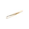 Solingen Stainless Steel Professional Slanted Tip Tweezers | Best Shaped for Eyebrows Extensions Chin Cheek Face Facial Hair | Made in Germany