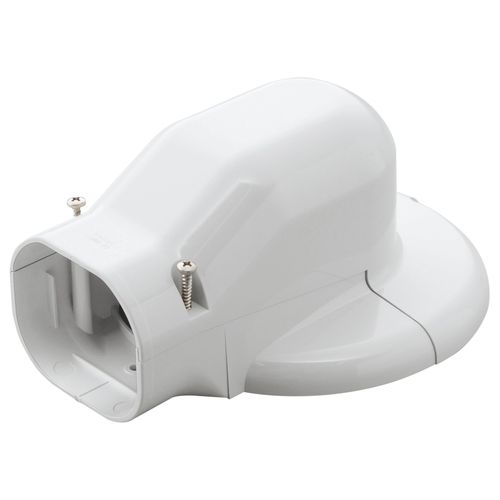 INABA DENKO Decorative Pipe Cover, Wall Outlet for Wall Corner Air Conditioner Caps, whites