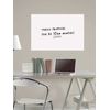 Wall Pops WPE0446 Large Message Board, White & Off-White, 36x24 Inch