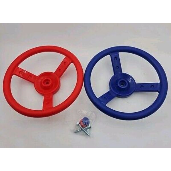 2 Pack Steering Wheel Playset Plastic Pirate Ships Wheel with Mounting screws