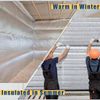 Reflective Foam Core Insulation Radiant Bsrrier 5mm 16Sqft Foil wrap 2side