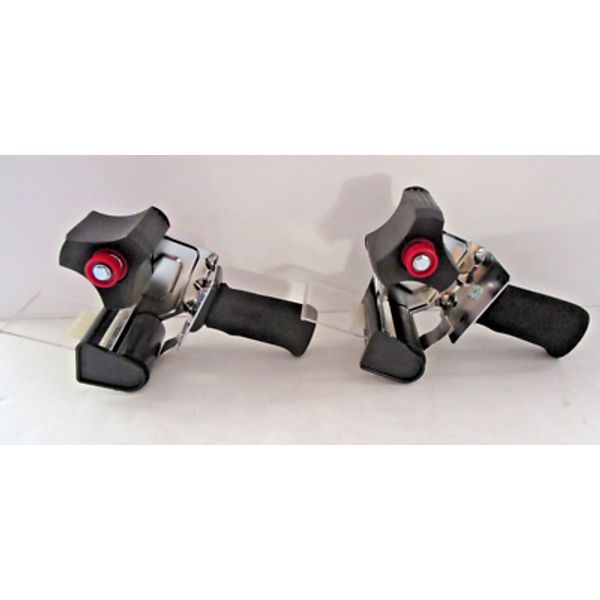 2 Pack  3 Inch Safety Soft Touch Grip Tape Dispenser Retractable Blade Hand Held