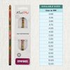 KnitPro 6 mm Symfonie Crochet Single Ended Hooks, Multi-Color