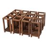 12 Pcs Wooden Wedding Lantern Centerpiece Rustic Wedding Table Decoration