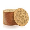 Personalized Round and Square Cork Coaster Wedding Favor (Round)