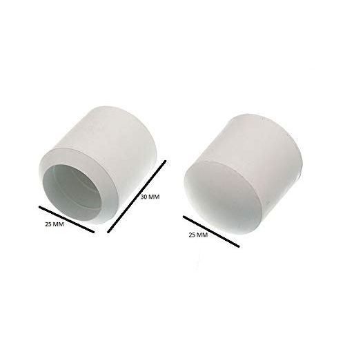 20 x Chair FERRULES White Rubber Floor Protector Stick Ends 19MM 3/4 inch