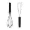 KitchenAid Utility and Flat Whisk Set, Set Of 2, Black