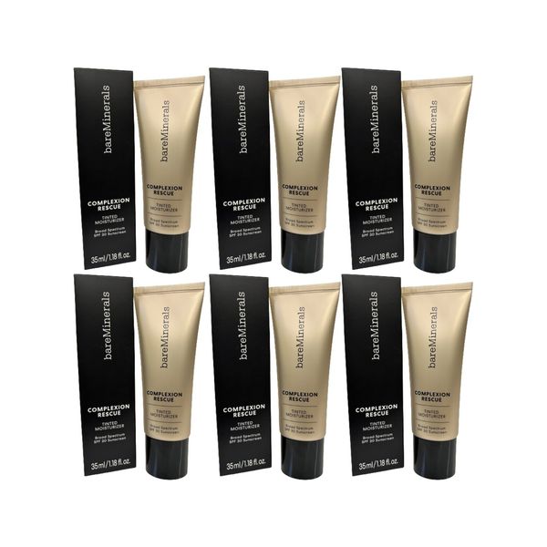 BareMinerals Complexion Rescue Tinted Moisturizer 09 CHESTNUT (1.18oz) 6pc Combo