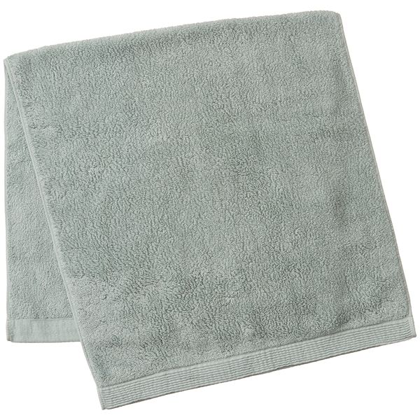 Bath Towel, Face Towel kurisumesutakottonkoku-n Aqua Gray