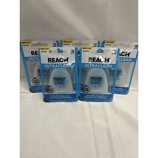 5 Reach Ultraclean Dental Floss, Oral Care, Mint-Flavored, 30 Yard