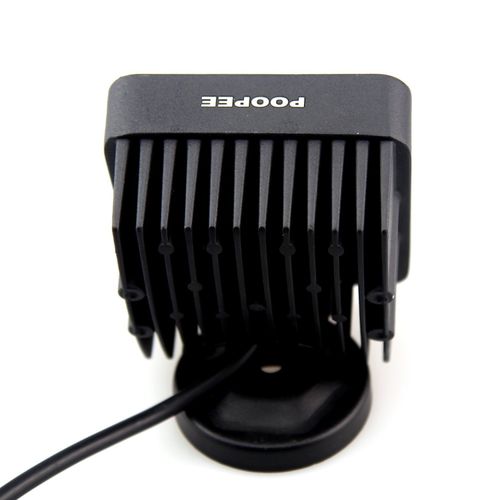 POOPEE LED Work Light, 24 V, 12 V, Work Light, 48 W, Wide Angle, 16 Rungs, LED Bulb for Cars, Truck Supplies, Car Exterior Light, High Brightness, Waterproof, Dustproof, Set of 2