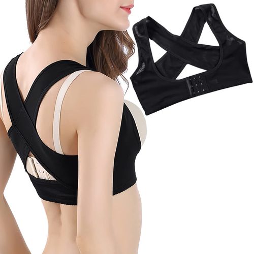 Eyemaq Posture Correction, Back Correction, Bust Lifting, Support, Corrective Inner Body Shaper for Women, (S)