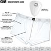 Gunn & Moore Boys Standard Boxer Shorts, White, MJ