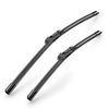 24"+22" Genuine Front Bracketless Windshield Wiper Blades Replacement All Season