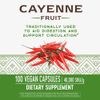 Nature's Way Cayenne Fruit, 100 Vegetarian Capsules
