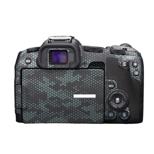 DBZZ Camera Body Protective Film for Canon R8， Anti-Scratch Camera Skin Sticker include 2pcs R8 screen protector and tools (Honeycomb Green)