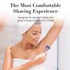 AOA Studio Women's 5-Blade 7pc Kit Including 1pc Handle 5pcs Five-Blade Heads from Swedish1pcs Stainless Steel Shower Hook Hydrating Aloe and Vitamin E Strip Cleanest, Closest, Comfortable Shave