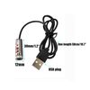 Red line Laser Module, Industrial Laser Module, Adjustable Focus, line Length 39″USB Connector Diameter 12mm(traverse-2pack)