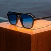 goodr Undercover Stunt Double Polarized Sunglasses, Medium Sized, (Retro G)