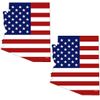 AZ State USA Flag 2 Pack Stickers