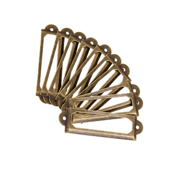 (Generic Product) 50 Drawer Cabinet Frame Label Tag Pull Handle File Name Card Holder